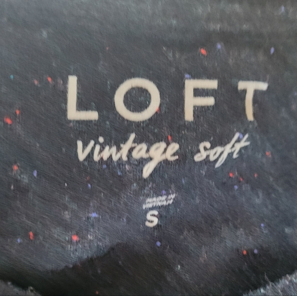 LOFT Dark Blue Long Sleeve Tee - Picture 2 of 5